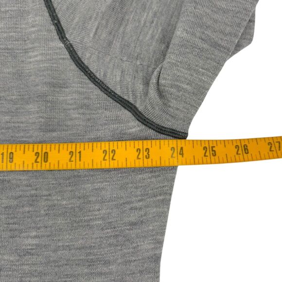 Smartwool Men's Merino Wool Half Zip Sweater Heather Gray XL - Picture 9 of 10